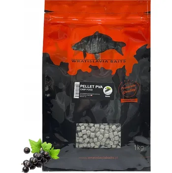 Pelety 6mm Černý Rybíz 1kg Wratislavia Baits