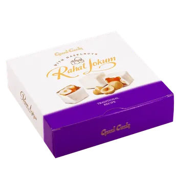 Sušená potravina Rahat Lokum s lískovými oříšky - 250 g.