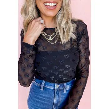 Dámská halenka OMG Dámská halenka Zeba černá S