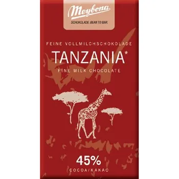 Čokoláda Meybona mléčná čokoláda Tanzania 45% 40 g