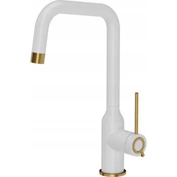 Vodovodní baterie Kuchyňská stojánková baterie Quadron Natalie Q Line bílá