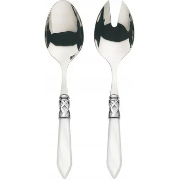 Příbor Bugatti Příbor na salát 2dílný Aladdin bílý