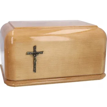 Smuteční dekorace Dřevěná pohřební urna na lidský popel