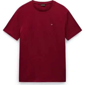 Pánské tričko Pánské tričko Napapijri SALIS S Vínová