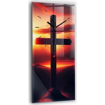 Hodiny Nástěnné hodiny SacroArte červené 30 cm