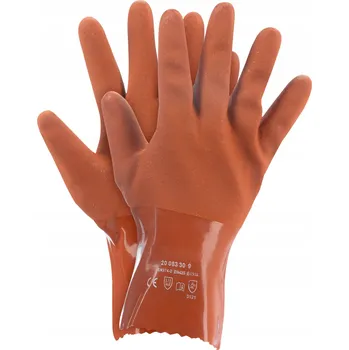Pracovní rukavice Ochranné PVC rukavice Honeywell HW-REDGRIP velikost 11 - XXL 1 pár