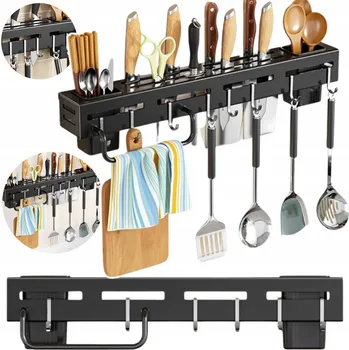 Stojan na víno VÍCEÚČELOVÝ ZÁVĚSNÝ STOJAN NA PŘÍBORY, POLICE, DRŽÁK