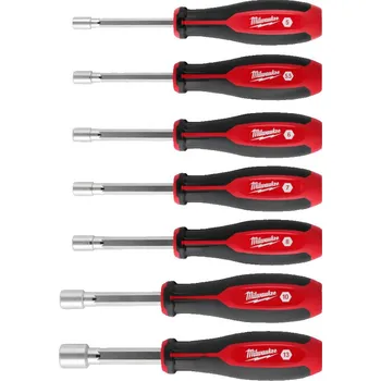 Šroubovák MILWAUKEE Sada šroubováků na šestihranné matice, magnetické průchozí HollowCore, 7ks