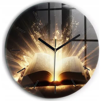 Hodiny Nástěnné hodiny SacroArte černé 30 cm