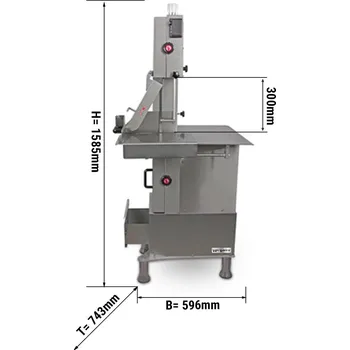 Pásová pila G.Gastro Pila na kosti - pilový pás 2020 mm