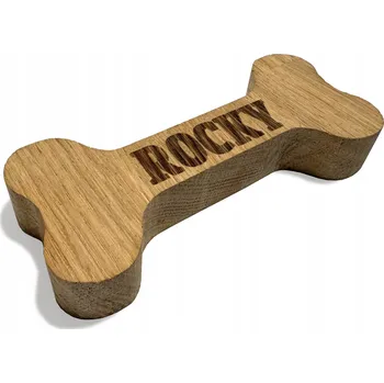Obraz Dubová kost s jménem vašeho psa