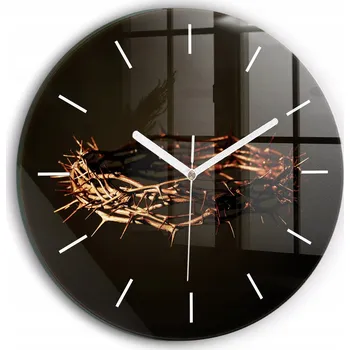 Hodiny Nástěnné hodiny SacroArte černé 30 cm