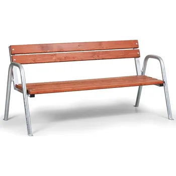 Zahradní lavice B2B Partner Parková lavička s madlem a opěradlem, 1720 mm