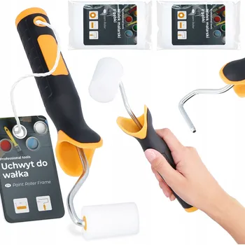 Malířský váleček 2x Pěnový váleček 5 cm pro malování nábytku, laků a barev Houbička DRŽÁK H0