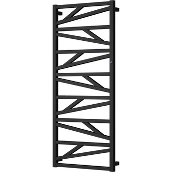 Radiátor INSTAL PROJEKT Koupelnový radiátor TRICK černá barva, Barva - Černá, Doporučená topná tyč - 600 W, Rozměr A - 55 cm, Rozměr C - 155 cm, Skutečný rozměr radiátoru - 530 x 1517 mm, Typ připojení - Klasické (na rozteč) (RADTRK501531)