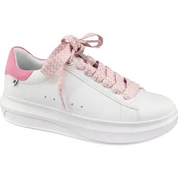 Dámská móda RIEKER Dámské bílé kožené tenisky W1201-82-245 Velikost 37