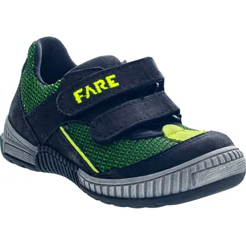 Dívčí polobotky Fare Fare celoroční nepromokavé boty černo-zelené 814216 814216 Velikost 24