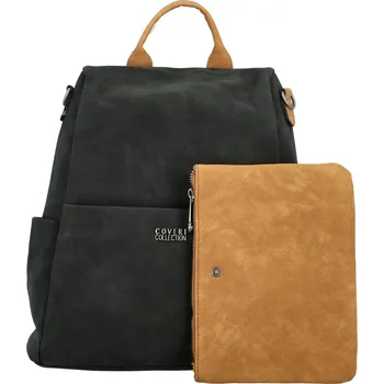 Kabelka Trendy dámský koženkový kabelko-batoh Laionel new, černý