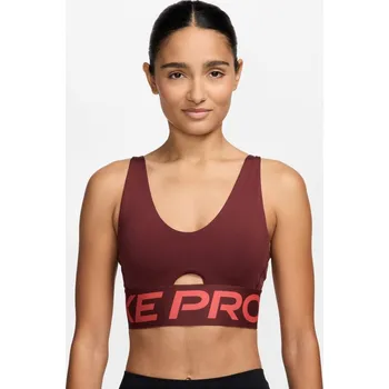Podprsenka Nike Pro Indy Plunge sportovní podprsenka - 0 - červená - M