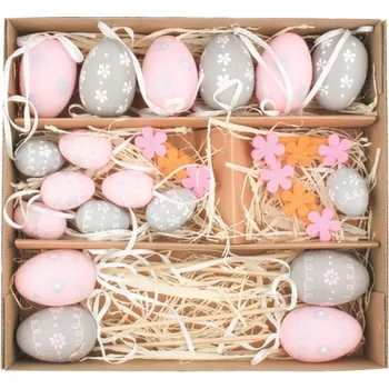 Velikonoční dekorace Maják Vajíčko MIX SADA na zavěšení