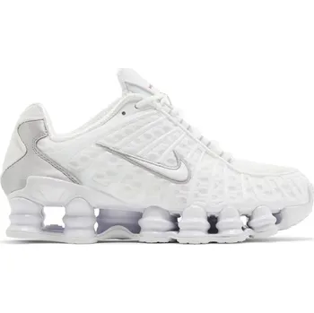 Dámská obuv Nike Shox TL White Metallic Silver Max Orange (W) Velikost: 40