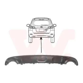 Příslušenství karosérie Spoiler VAN WEZEL 8266509