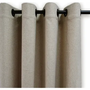 Obraz ZÁCLONY DO OBÝVÁKU ZATEMŇUJÍCÍ NA KOLEČKÁCH 210x105 SVĚTLE BÉŽOVÉ COLORAD