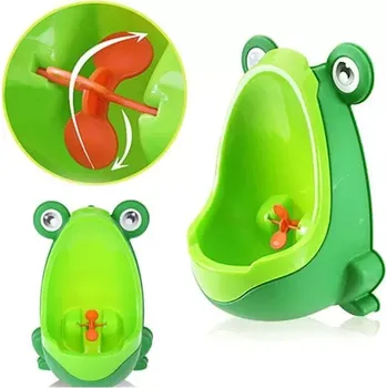 Nočník Zaparkorun Dětský pisoár ve tvaru žáby zelená