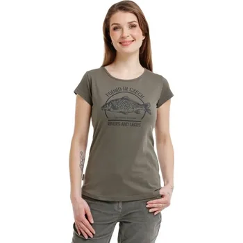 Pánské tričko Bushman tričko Kapr W dark green XL