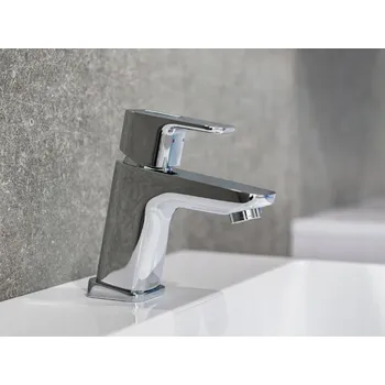 Vodovodní baterie Umyvadlová baterie stojánková Ravak 10° stříbrná