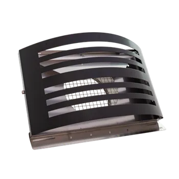 Větrací mřížka DALEPA Designová fasádní mřížka ALFA rozměr: 125 - barva: nerez