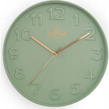 Hodiny Nástěnné hodiny MPM Quality zelené 30 cm