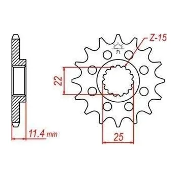 Řetězová sada pro motocykl Řetězové kolečko JT JTF 1902-16 16 zubů, 520 KTM Duke 690 (R) 2008-2019