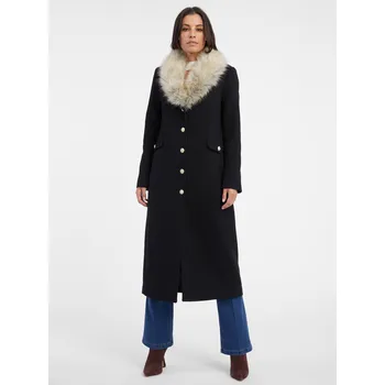 Dámský kabát Orsay Černý dámský kabát s příměsí vlny - Dámské Orsay černá 2526163