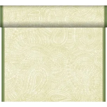 Jednorázový ubrus Šerpa TÉTE 0,4 x 24 m Dunicel PAISLEY LEAVES 100032213