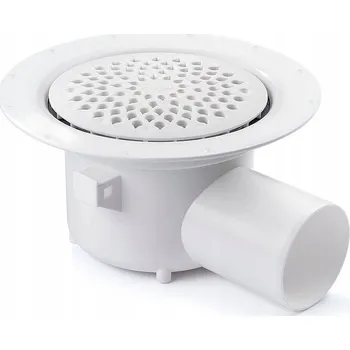 Odvodňovací žlab Podlahová vpusť s mřížkou Oden Ø75