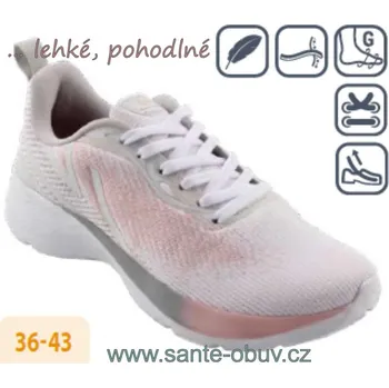 Dámská zdravotní obuv SANTÉ LY/663 BRANCO vych. obuv vel.36-43, bílá - 40