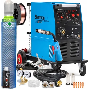 Svářečka Svářečka MIGOMAT SHERMAN DIGIMIG 360 GDS MIG MMA TIG 400V 360A ALU SYN 3v1