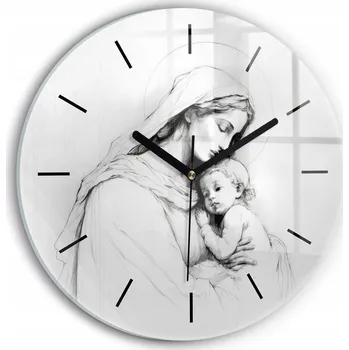 Hodiny Nástěnné hodiny SacroArte šedé 30 cm