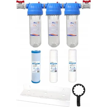 Filtrace vody Sada filtru pro úpravu vody 1 ustm 3 filtry