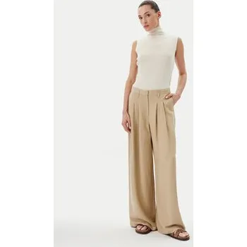 Dámské kalhoty Herskind Kalhoty z materiálu 5503840 Béžová Regular Fit 38