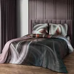 ArtFir Povlečení na dvoulůžko SIERRA | šedá/fialová 160 x 200 cm