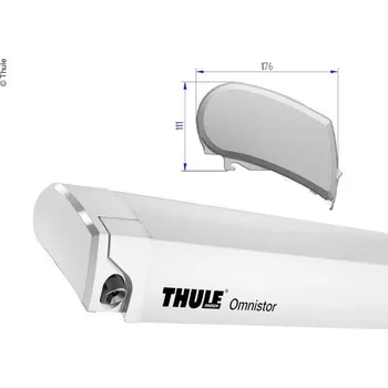 Markýza Markýza OMNISTOR 9200 6x3,0M 220V kryt motoru bílá látka: BluSky