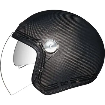 Helma na motorku Otevřená helma Nexx X.G30 Lignage černo-stříbrná S