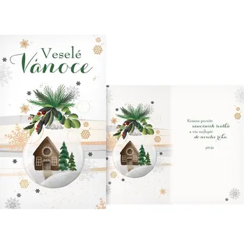 UNIPAP přání Vánoční malé V23-165 Z PRANI_Z_624 549636