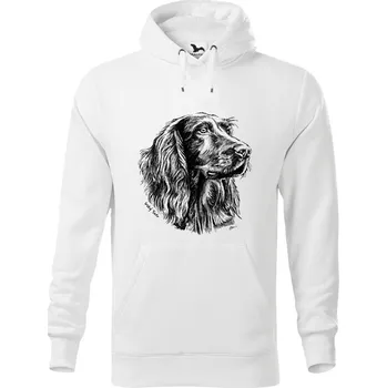 Dámská mikina Mikina - Irský Setr Barva: Bílá (00), Velikost: 3XL, Střih: Pánské