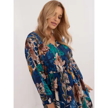 Dámské šaty Šaty DHJ SK 19861 5.27 tmavě modré jedna velikost