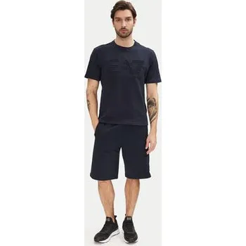 Pánské kraťasy EA7 Emporio Armani Sportovní kraťasy 7M000153 AF10432 UB102 Tmavomodrá Regular Fit XL