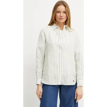 Pánská móda Lněná košile Weekend Max Mara 2515111052600 bílá 00X, vel. 36