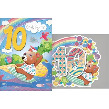 UNIPAP přání k narozeninám 10 CN-877 PRANI_W_C0417 549614